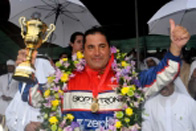 <p>GP OF SHARJAH-111209-The podium for race two of the UIM F1 Powerboat Grand Prix of Sharjah on the Khalid Lagoon, December 11, 2009. From left to right, Sheik Esam Bin Saqar, Crowne Prince Sheik Sultan Bin Mohd Bin Sultan Al Qassmi and the new 2009 World Champion Guido Cappellini of Italy, Picture by Vittorio Ubertone.</p>